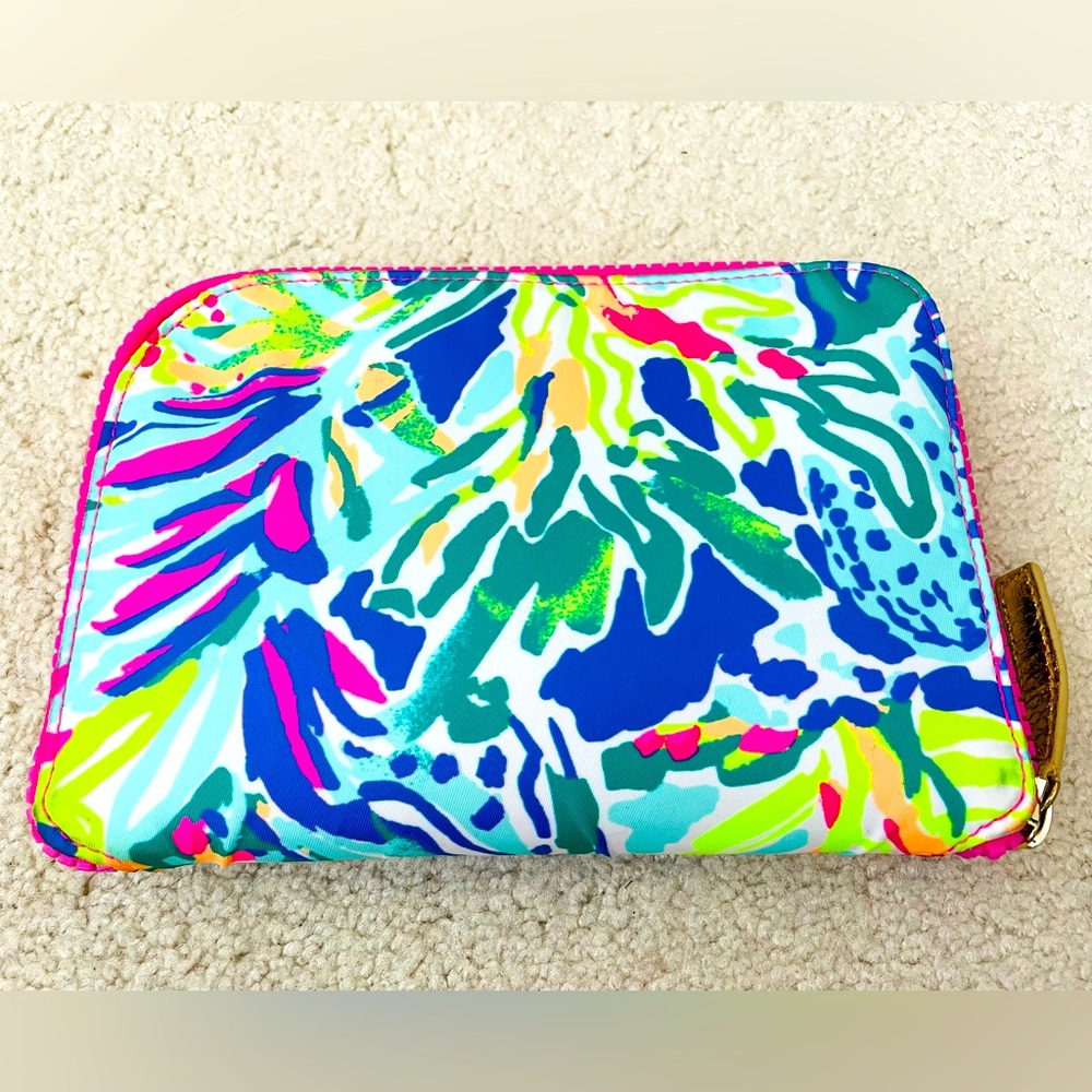 Lilly Pulitzer Draw String Foldable Bag - image 7